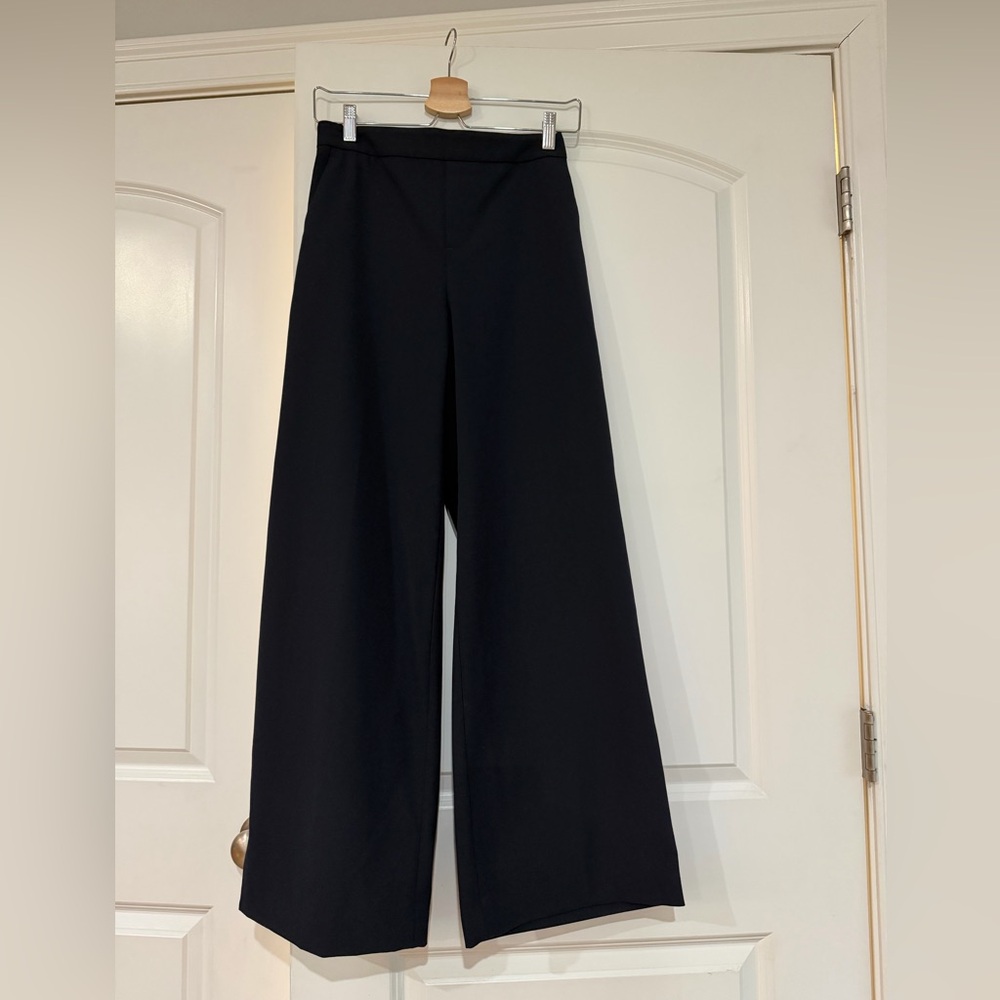 Banana Republic Factory Hayden Wide Leg Pant, Navy, Size 2